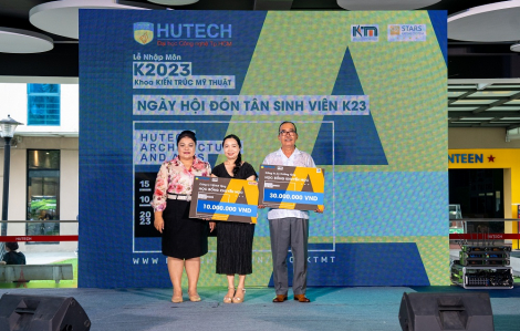 Vedan Việt Nam trao tặng học bổng cho sinh viên Hutech