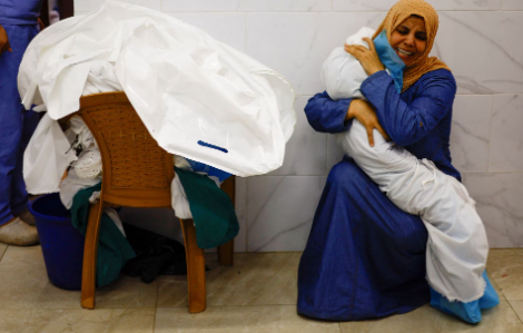 Máu, nước mắt, sự tang thương của dân thường bao trùm trên Dải Gaza