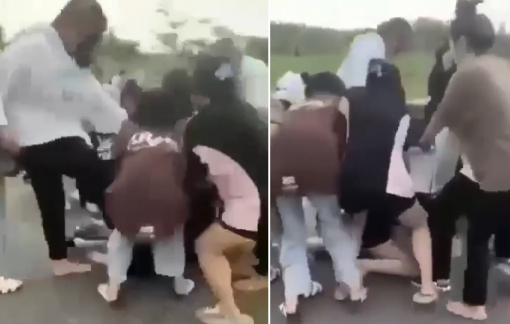 Mâu thuẫn trên mạng, nữ sinh lớp 11 bị đánh hội đồng dã man