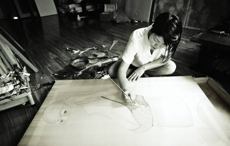 Họa sĩ  Nguyễn Thị Châu Giang - Tôi vẽ phụ nữ là vẽ sự khát khao tự do của họ