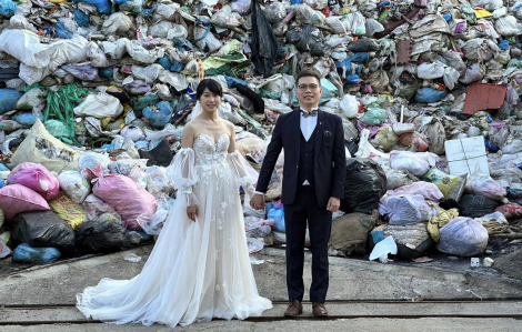 Cặp đôi Đài Loan chụp ảnh cưới tại bãi rác