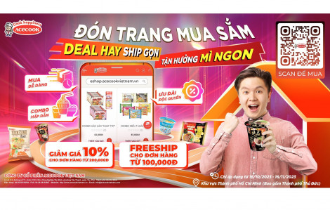 Acecook Việt Nam ra mắt trang web bán hàng thương mại điện tử (E.C Site) Eshop Acecook Việt Nam