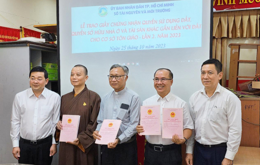 TPHCM đẩy mạnh việc cấp sổ đỏ cho các cơ sở tôn giáo