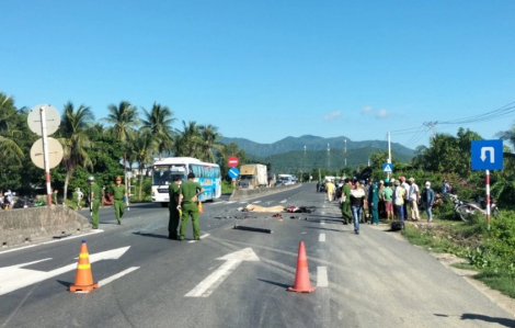 Tai nạn giao thông liên hoàn ở Khánh Hòa, 3 người tử vong tại chỗ