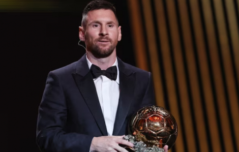 Lionel Messi giành Quả bóng vàng thứ 8 trong sự nghiệp