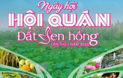 Nhiều hoạt động hấp dẫn tại ngày hội Hội quán Đất Sen hồng ở Đồng Tháp