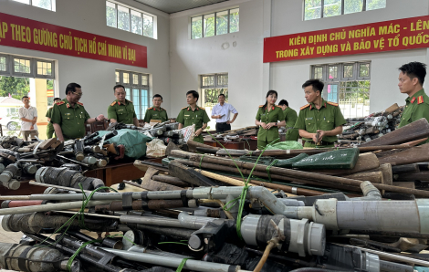 Công an Đắk Lắk thu hồi thêm 1.399 khẩu súng các loại