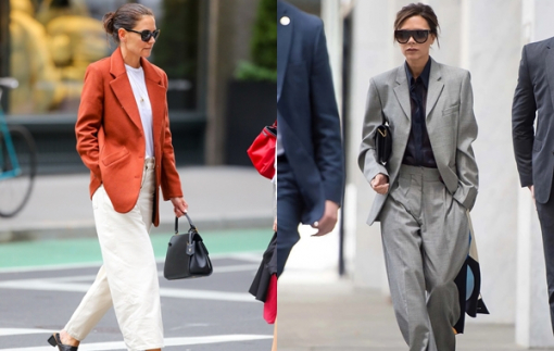Phong cách ''rich mom'' của Katie Holmes, Victoria Beckham trở thành xu hướng