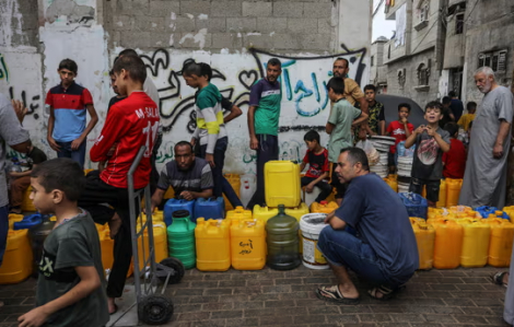 95% người dân Gaza thiếu nước uống