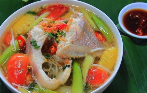 Thèm canh chua má nấu