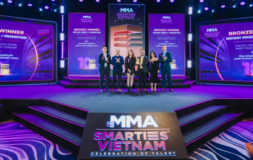 PNJ nhận giải thưởng Instant Impact/ Promotion tại MMA Smarties Việt Nam 2023