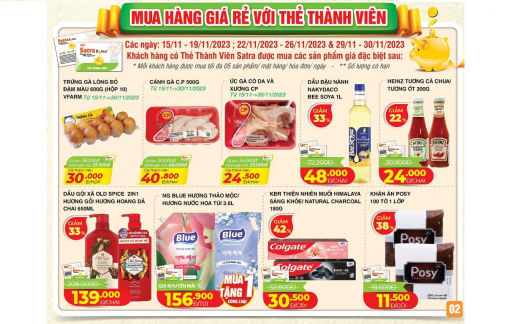 Hệ thống bán lẻ Satra tưng bừng khuyến mại “Mùa mua sắm năm 2023” đợt 2