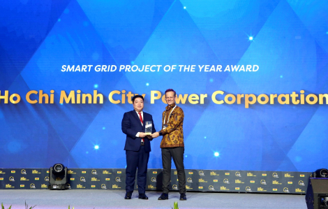EVNHCMC đạt giải thưởng "Dự án lưới điện thông minh của năm" tại hội nghị quốc tế ENLIT ASIA 2023