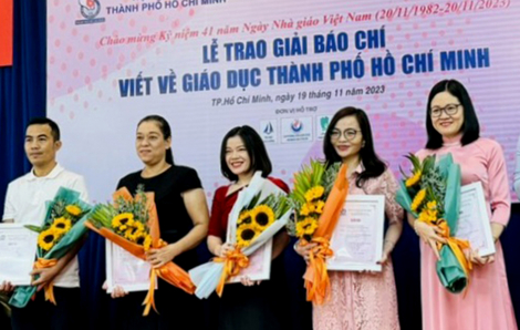 Báo Phụ nữ TPHCM đoạt giải 3 Giải báo chí Giáo dục TPHCM