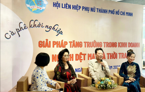 Cà phê khởi nghiệp: Gỡ khó cho ngành dệt may và thời trang