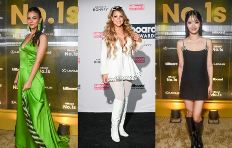 Những chiếc váy nửa kín nửa hở trên thảm đỏ ''Billboard Music Awards 2023''