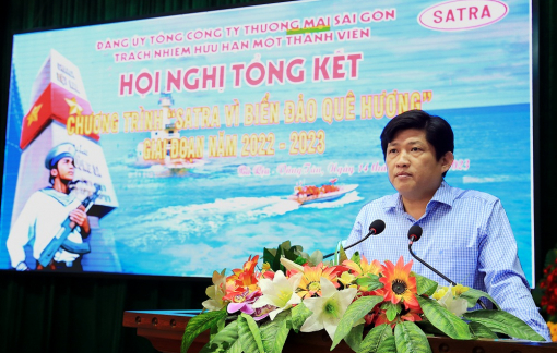 SATRA hỗ trợ hơn 1,8 tỉ đồng cho ngư dân và lực lượng chấp pháp trên biển