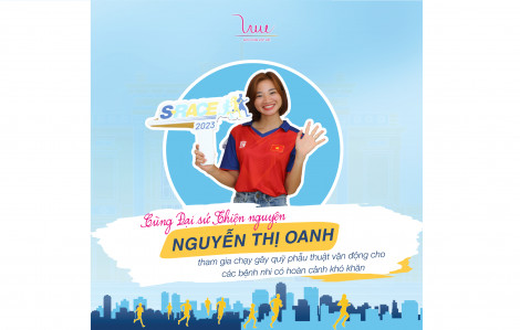 Cô gái vàng Nguyễn Thị Oanh đồng hành cùng các bệnh nhi khuyết tật vận động