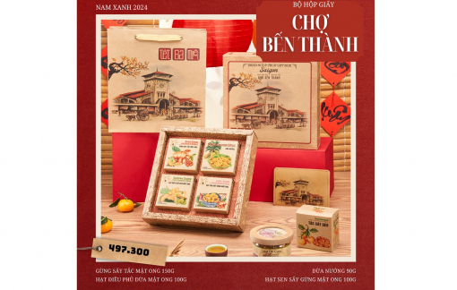 Giỏ quà tết Giáp Thìn 2024 Lộc An của Thương xá TAX: Gợi nhắc và lưu giữ lại nét đẹp văn hóa truyền thống