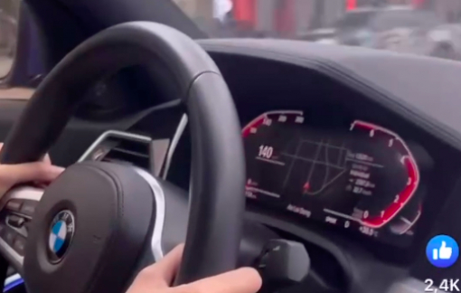 Công an xác minh clip “Hot girl” lái xe ô tô BMW 140km/h ở khu dân cư