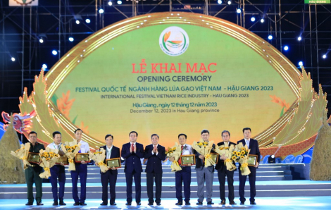 Khai mạc “Festival quốc tế ngành hàng lúa gạo Việt Nam - Hậu Giang 2023”