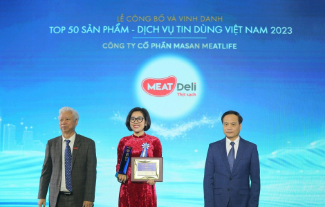 Thịt mát MEATDeli tiếp tục được vinh danh Top 10 Tin dùng Việt Nam 2023