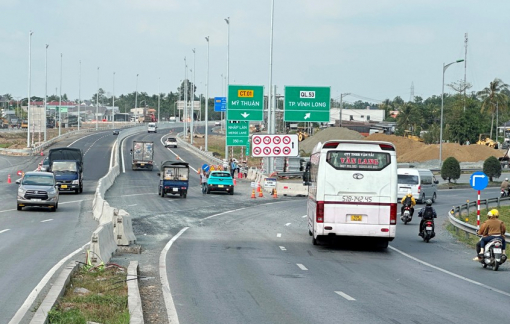 Cao tốc Mỹ Thuận - Cần Thơ thông thoáng ngày cuối năm