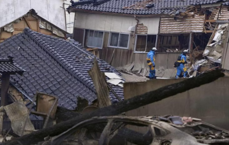 Số người thiệt mạng trong trận động đất ở Nhật Bản lên 48