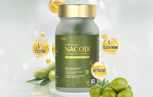 Viên uống giảm nám Nacodi giúp da trắng sáng, mịn màng