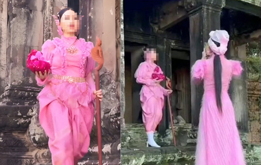 Quay đền Angkor Wat nhưng ghép hình vua Thái Lan, TikToker Hứa Quốc Anh bị phạt 7,5 triệu đồng
