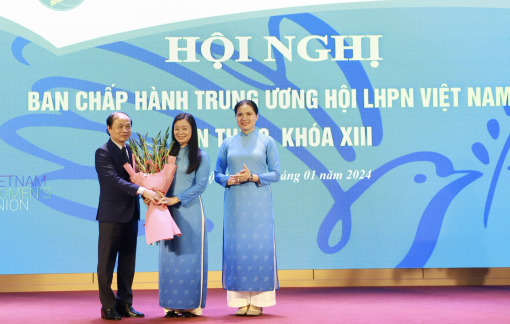 Bà Nguyễn Thị Thu Hiền được bầu làm Phó chủ tịch Hội LHPN Việt Nam