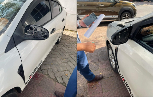 Xe máy chạy ngược chiều trên cao tốc Mỹ Thuận - Cần Thơ