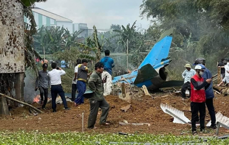 Máy bay rơi ở Quảng Nam là Su22 đang bay huấn luyện