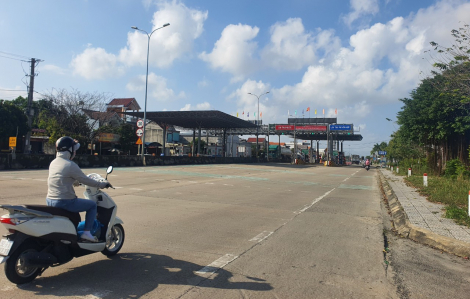 Trạm BOT ở Quảng Nam xin đóng dải phân cách trên quốc lộ 1A để "gom" xe qua trạm