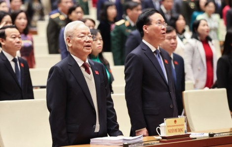 Tổng Bí thư Nguyễn Phú Trọng dự khai mạc kỳ họp Quốc hội bất thường lần thứ 5