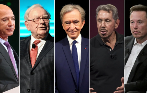 Tài sản của 5 người giàu nhất thế giới tăng hơn gấp đôi chỉ trong 3 năm qua