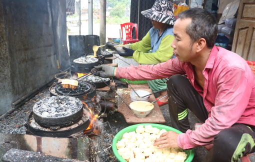 Làng bánh thuẫn vào vụ tết