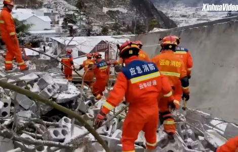 Ít nhất 47 người bị chôn vùi do lở đất tại Trung Quốc