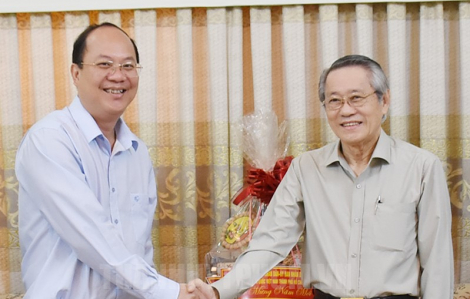 Phó bí thư Thường trực Thành ủy TPHCM Nguyễn Hồ Hải thăm, chúc tết các cơ sở, nhân sĩ trí thức