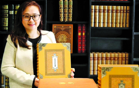 Chị Nguyễn Thủy Hằng Giang - CEO Đông A books: Gói hương xuân trong sách tết