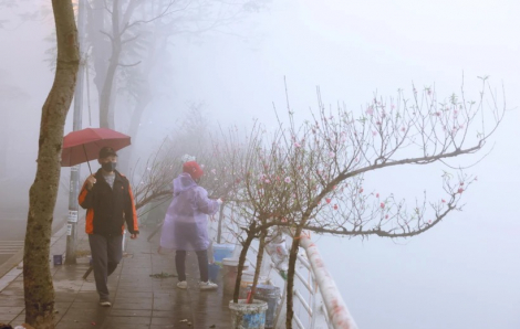 Bắc Bộ và Bắc Trung Bộ: Sương mù bao phủ