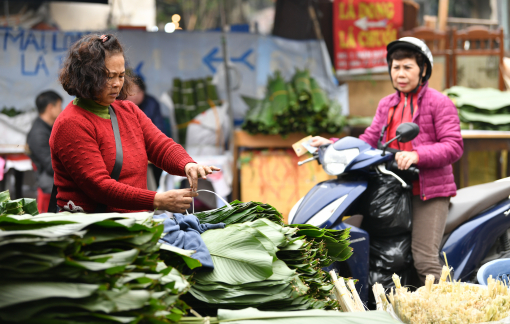 Chợ lá dong cổ xưa nhất đất Hà Thành