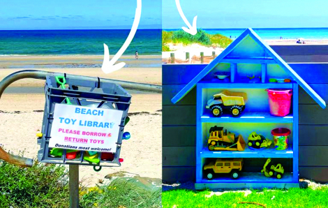 Những “thư viện đồ chơi” trên biển