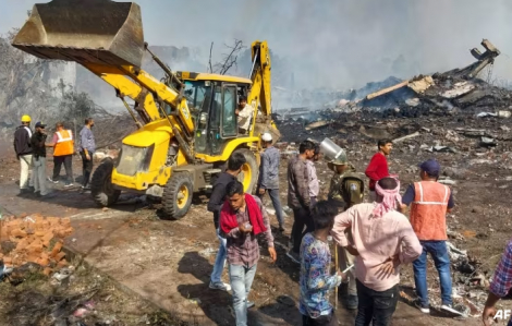 Cháy nhà máy pháo hoa ở Ấn Độ, ít nhất 10 người thiệt mạng