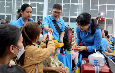 Hơn 614 tỉ đồng chăm lo tết cho đoàn viên, người lao động khó khăn