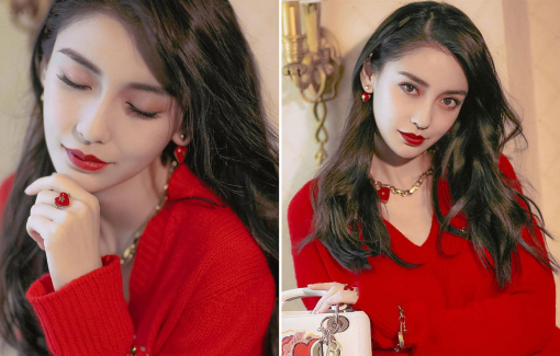 Mẹo tô son đỏ trẻ trung, sang chảnh như Angelababy