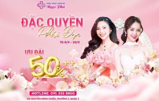 Mừng ngày 8/3 “Bốc thăm trúng vàng” tại Thẩm mỹ Ngọc Phú