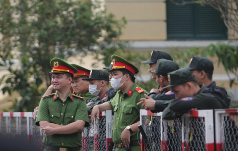 An ninh thắt chặt tại phiên tòa xét xử Trương Mỹ Lan và đồng phạm