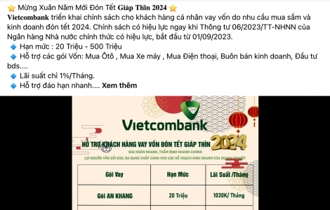 Nở rộ mạo danh lừa đảo cho vay trên mạng