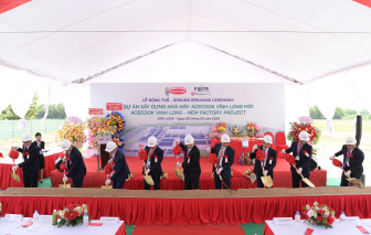 Công ty Cổ phần Acecook Việt Nam: Lễ động thổ dự án nhà máy 200 triệu USD tại tỉnh Vĩnh Long